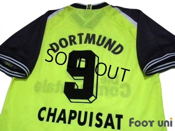 Photo4: Borussia Dortmund 1995-1996 Home Shirt #9 Chapuisat (4)