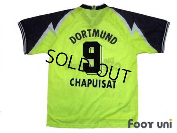 Photo2: Borussia Dortmund 1995-1996 Home Shirt #9 Chapuisat (2)