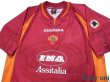Photo3: AS Roma 1997-1998 Home Shirt #10 Totti (3)