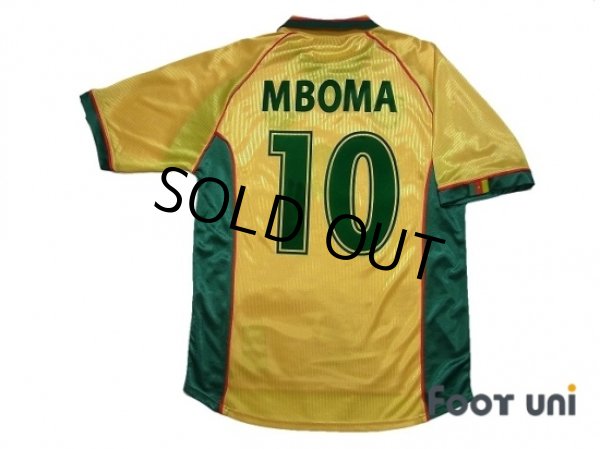 Photo2: Cameroon 1998 Away Shirt #10 Mboma (2)