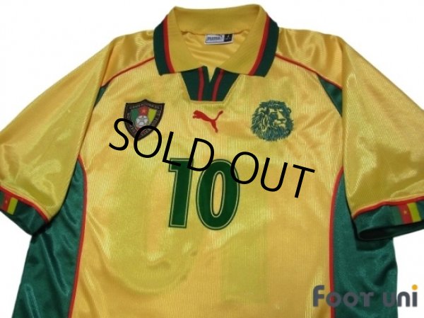 Photo3: Cameroon 1998 Away Shirt #10 Mboma (3)