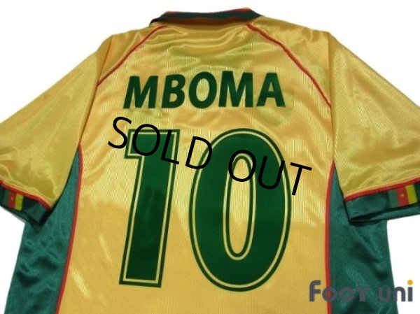 Photo4: Cameroon 1998 Away Shirt #10 Mboma (4)