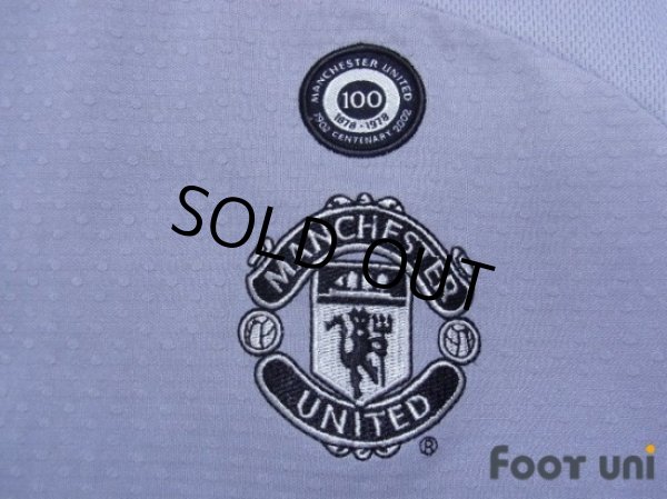 Photo6: Manchester United 2001-2002 Centenario GK Long Sleeve Shirt #1 Barthez  (6)