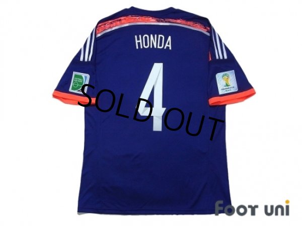 HONDA 新品　日本代表　サッカー　football L size 2010-12 Japan Signed Home Shirt Honda #18 - 6/10 - (L)