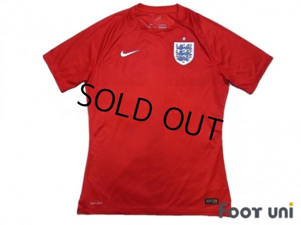 Photo1: England 2014 Away Authentic Shirt (1)