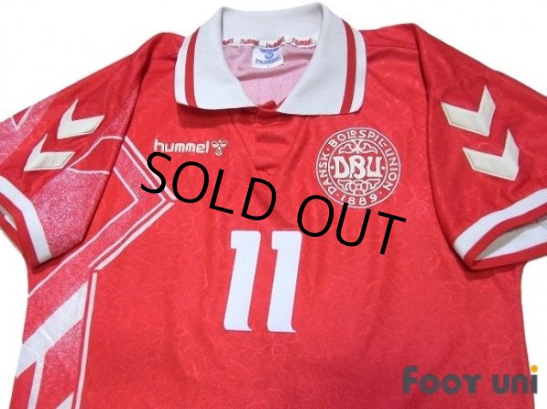 Photo3: Denmark 1994 Home Shirt #11 Brian Laudrup (3)
