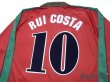 Photo4: Portugal Euro 1996 Home Long Sleeve Shirt #10 Rui Costa (4)