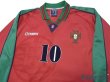 Photo3: Portugal Euro 1996 Home Long Sleeve Shirt #10 Rui Costa (3)