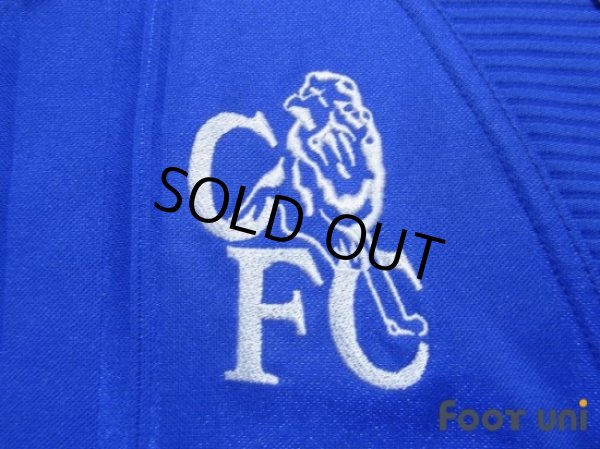 Photo6: Chelsea 1999-2001 Home Shirt #25 Zola The F.A. Premier League Patch/Badge (6)