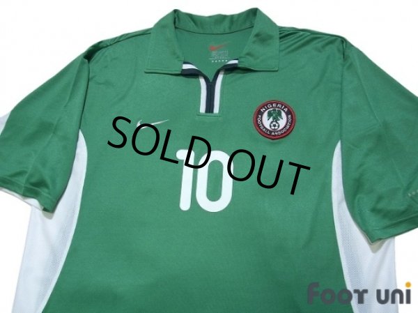 Photo3: Nigeria 2000 Home Shirt #10 Okocha (3)