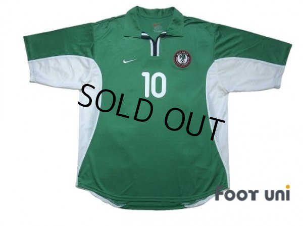 Photo1: Nigeria 2000 Home Shirt #10 Okocha (1)