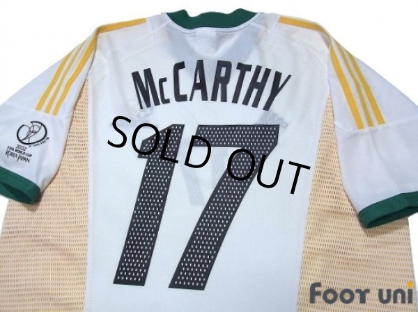 Photo4: South Africa 2002 Home Shirt #17 McCarthy 2002 FIFA World Cup Korea Japan Patch/Badge (4)