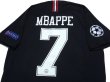 Photo4: Paris Saint Germain 2018-2019 3rd Authentic Shirt #7 Mbappe w/tags (4)