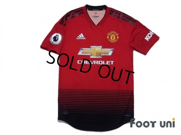 Photo1: Manchester United 2018-2019 Home Authentic Shirt #14 Lingard w/tags (1)