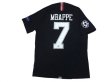 Photo2: Paris Saint Germain 2018-2019 3rd Authentic Shirt #7 Mbappe w/tags (2)