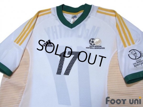 Photo3: South Africa 2002 Home Shirt #17 McCarthy 2002 FIFA World Cup Korea Japan Patch/Badge (3)