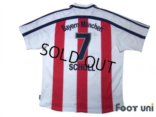 Photo2: Bayern Munchen 2000-2002 Away Shirt #7 Scholl (2)