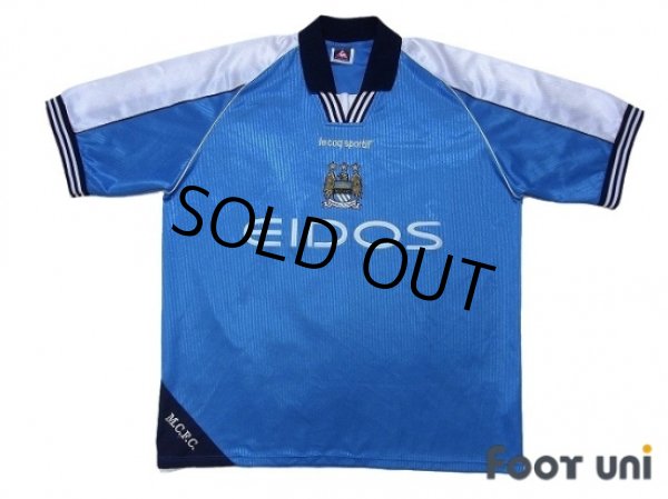 Photo1: Manchester City 1999-2001 Home Shirt (1)