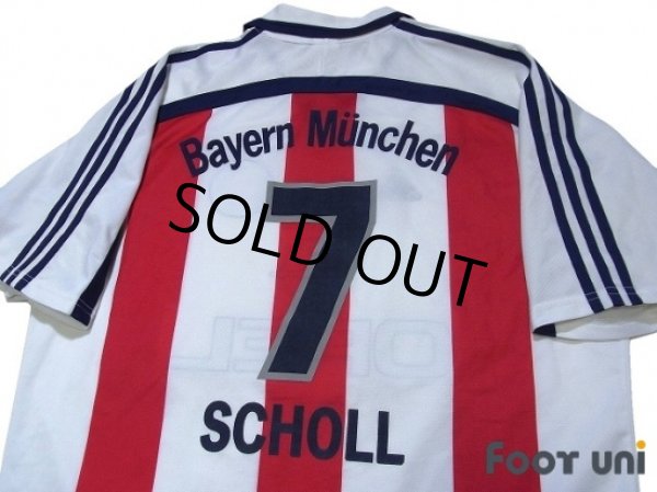 Photo4: Bayern Munchen 2000-2002 Away Shirt #7 Scholl (4)