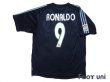 Photo2: Real Madrid 2003-2004 Away Shirt #9 Ronaldo LFP Patch/Badge (2)