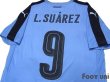 Photo4: Uruguay 2016 Home Shirt #9 L.Suarez (4)