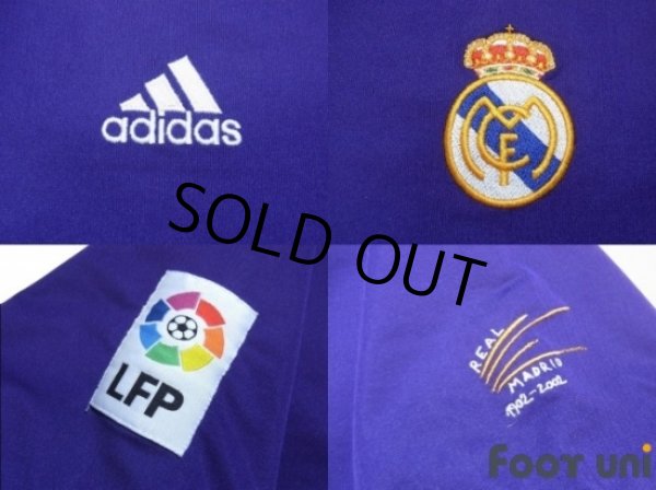 Photo6: Real Madrid 2002-2003 3rd Reversible Shirt LFP Patch/Badge Centenario Embroidery (6)