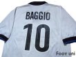 Photo4: Inter Milan 1998-1999 Away Shirt #10 Baggio (4)