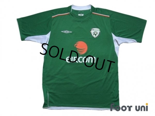 Photo1: Ireland 2004-2005 Home Shirt (1)