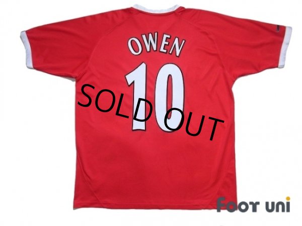 Photo2: Liverpool 2002-2004 Home Shirt #10 Owen (2)
