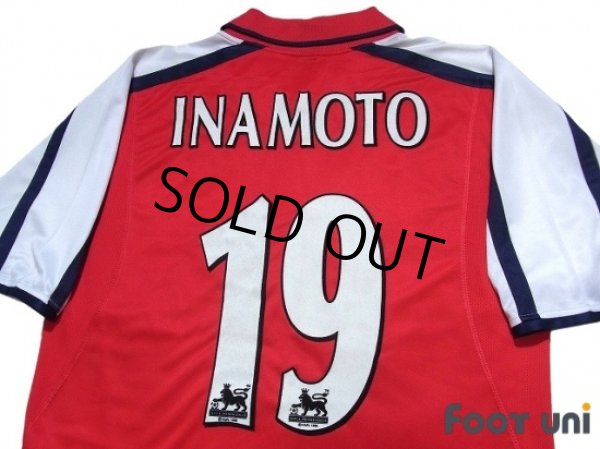 Photo4: Arsenal 2000-2002 Home Shirt #19 Inamoto (4)