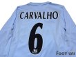 Photo4: Chelsea 2005-2006 Away Long Sleeve Shirt #6 Carvalho (4)