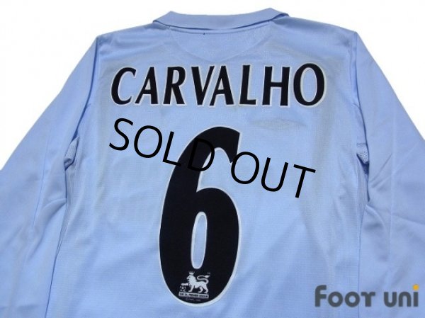 Photo4: Chelsea 2005-2006 Away Long Sleeve Shirt #6 Carvalho (4)