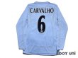 Photo2: Chelsea 2005-2006 Away Long Sleeve Shirt #6 Carvalho (2)