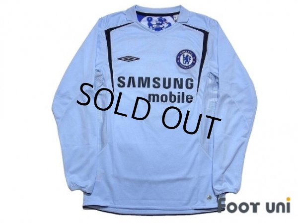 Photo1: Chelsea 2005-2006 Away Long Sleeve Shirt #6 Carvalho (1)