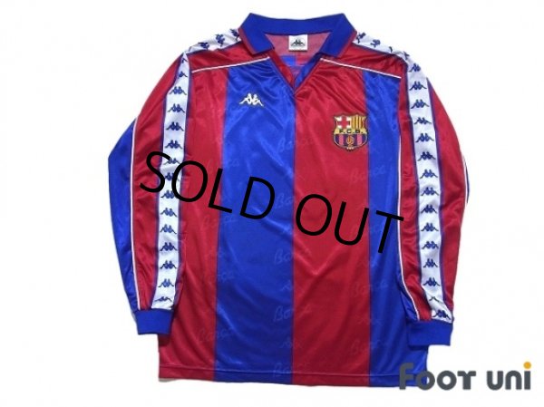 Photo1: FC Barcelona 1993-1995 Home Long Sleeve Shirt #8 (1)