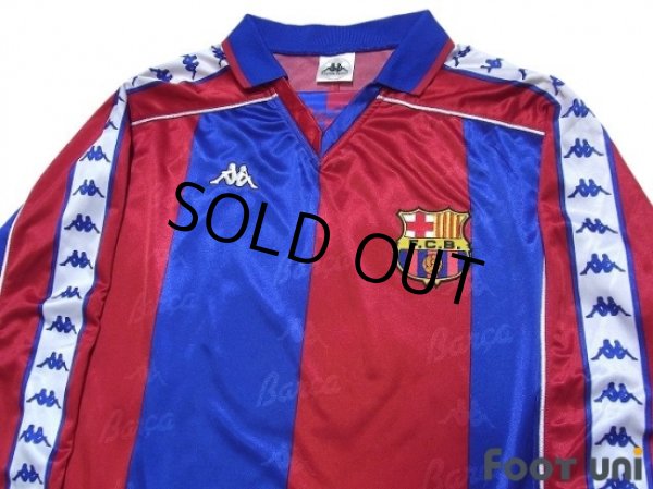 Photo3: FC Barcelona 1993-1995 Home Long Sleeve Shirt #8 (3)