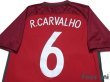 Photo4: Portugal Euro 2016 Home Shirt #6 Ricardo Carvalho (4)