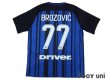 Photo2: Inter Milan 2017-2018 Home Shirt #77 Brozovic (2)