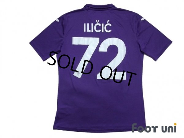 Photo2: Fiorentina 2013-2014 Home Shirt #72 Ilicic (2)