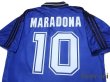 Photo4: Argentina 1994 Away Shirt #10 Maradona (4)