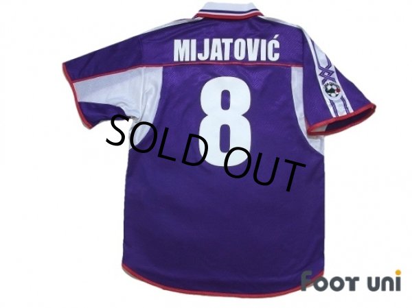 Photo2: Fiorentina 2001-2002 Home Shirt #8 Mijatovic Lega Calcio Patch/Badge (2)