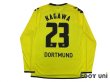 Photo2: Borussia Dortmund 2011-2012 Home Long Sleeve Shirt #23 Kagawa (2)