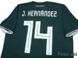 Photo4: Mexico 2018 Home Shirt #14 Javier Hernandez (4)