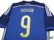 Photo4: Argentina 2014 Away Shirt #9 Higuain (4)