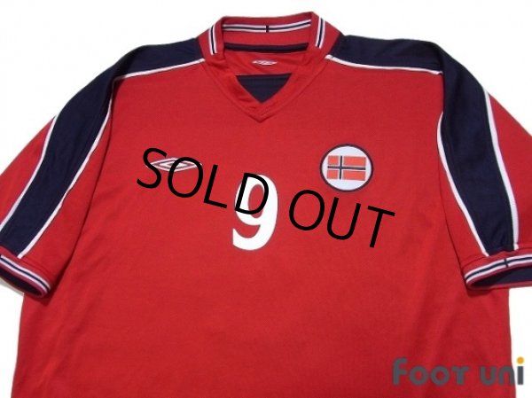 Photo3: Norway 2003-2005 Home Shirt #9 Frode Johnsen (3)