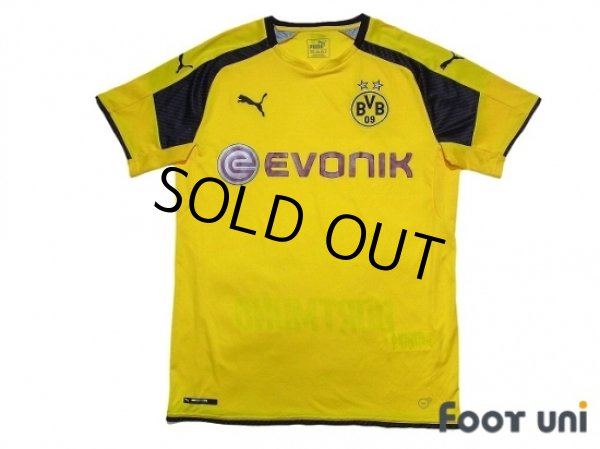 Photo1: Borussia Dortmund 2016-2017 Home Shirt (1)