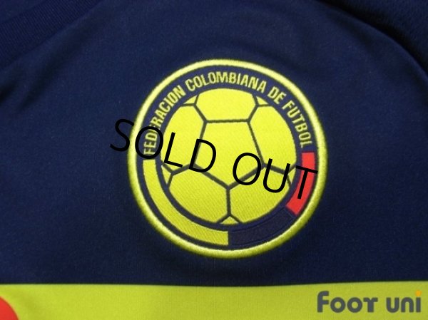 Photo6: Colombia 2015-2016 Away Shirt #10 James Rodriguez (6)