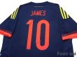 Photo4: Colombia 2015-2016 Away Shirt #10 James Rodriguez (4)