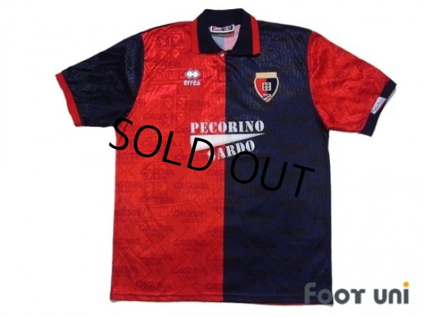 Photo1: Cagliari 1994-1995 Home Shirt (1)