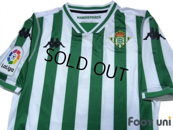 Photo3: Real Betis 2018-2019 Home Shirt #8 Takashi Inui La Liga Patch/Badge w/tags (3)